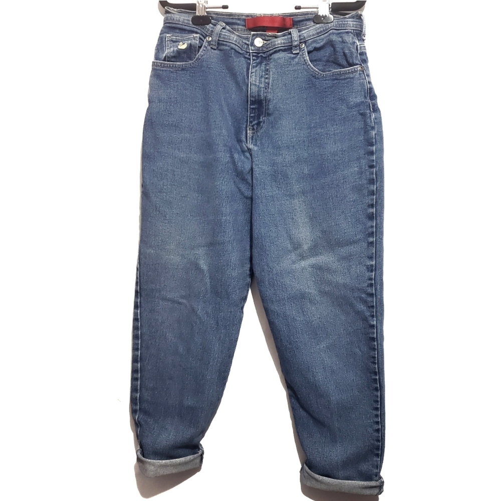 vintage jeans size 16 petite blue jeans  straight